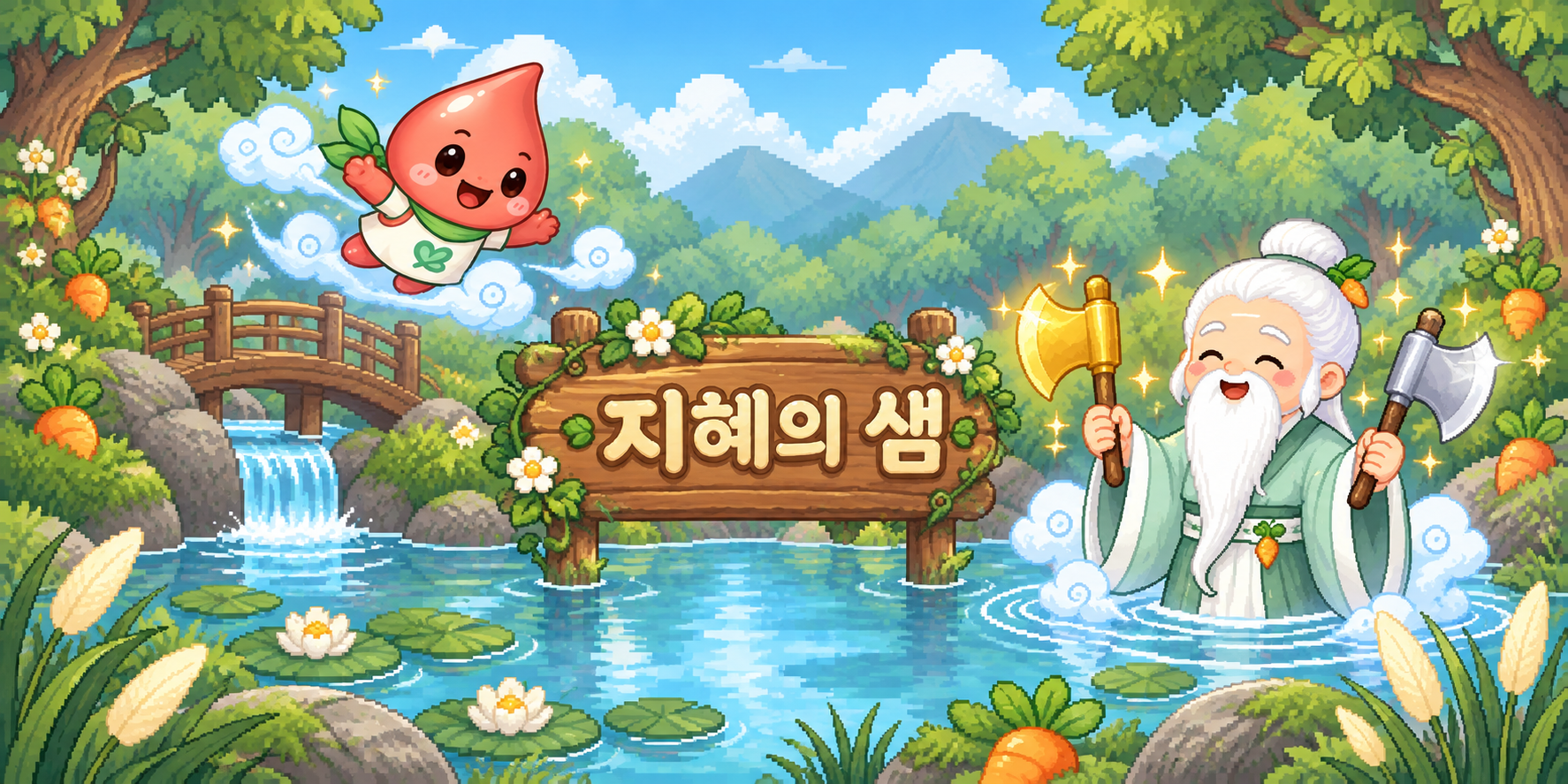 지혜의 샘 배너