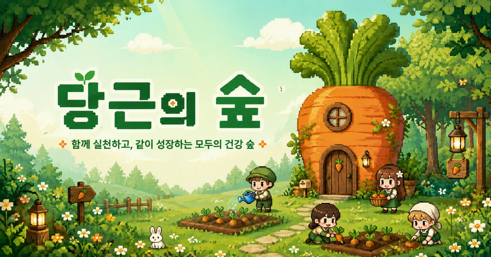 당근의 숲 — 함께 실천하고, 같이 성장하는 모두의 건강 숲
